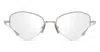 Dita Lunari - Silver Rx Glasses In Silver