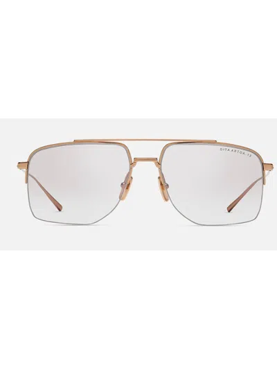 Dita Luxury Titanium Optical Frames For Men - 145mm Temple Size In Nude