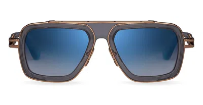 DITA LXN-EVO - CRYSTAL GREY / WHITE GOLD SUNGLASSES