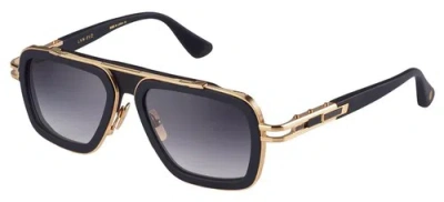 Pre-owned Dita Lxn-evo Dts403-a-01 Matte Black Gold Gray Gradient Lens Sunglasses Authenti