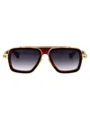 Dita Lxn-evo Sunglasses In Sienna Blaze - Yellow Gold W/ Dark Grey Gradient