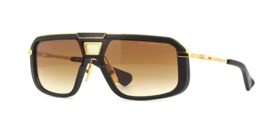 Pre-owned Dita Mach-eight Matte Black Yellow Gold/brown To Clear Gradient (01) Sunglasses