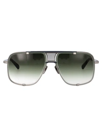 Dita Mach-five Sunglasses In Black Palladium - Black Iron W Dark G15 To Clear Gradient