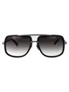 Dita Mach-one Sunglasses In Matte Black-antique Silver W/ Dark Grey To Clear - Ar