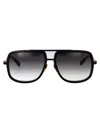 Dita Mach-one Sunglasses In Matte Black-matte Black Frontend Piece-18k Temples Wdark Grey To Clear