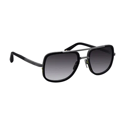Dita Mach-s Dt Dts412-a-02 Unisex Aviator Sunglasses In Black