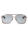 Dita Mach-six Sunglasses In Rose Gold - Black Rhodium W/ Medium Grey - Ar