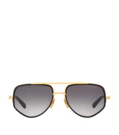 Dita Mach X Pilot Sunglasses In Black
