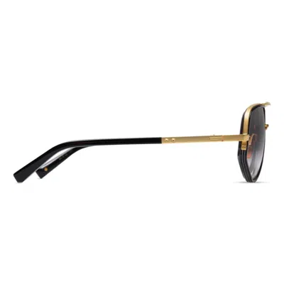 Dita Mach-xblack Glass-matte Yellow In Black