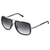 Dita Mach-one Bold Square-frame Sunglasses With Gradient Lenses In Orange