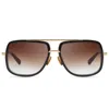 Dita Mach-one Bold Square-frame Sunglasses With Gradient Lenses In Brown