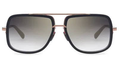 Dita Mach-one Drx-2030-l-blk-rgd-59 Men's Sunglasses Black Size 59