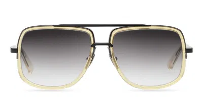 Dita Mach-one Drx-2030-w-clr-blk-59 Men's Sunglasses Yellow Size 59