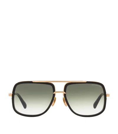 Dita Mach-one Square Sunglasses In Black