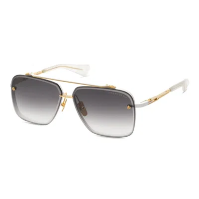 Dita Mach-sixmatte White Yellow Gold In Green