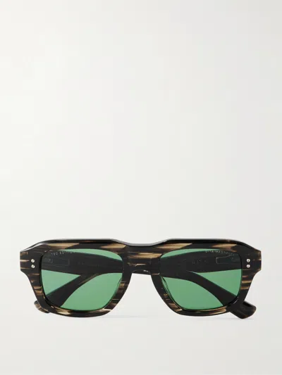 Dita Magnaleapr D-frame Tortoiseshell Acetate Sunglasses In Brown