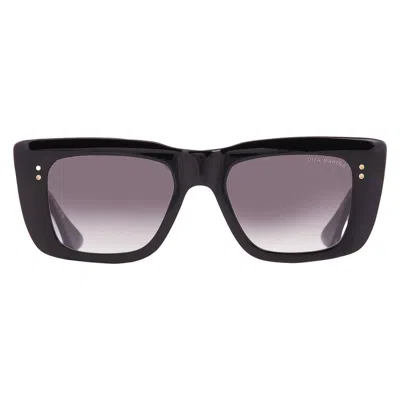 Dita Mahine Grey To Clear Gradient Cat Eye Ladies Sunglasses Dts437-a-01 53 In Black