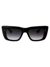 Dita Mahine Sunglasses In 01 Black - Yellow Gold W/ Grey To Clear Gradient