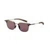 Dita Men's 52 Mm Grey Sunglasses In Brown