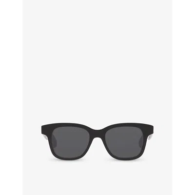 Dita Mens Am0382s Rectangle Acetate Sunglasses In Black