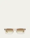 Dita Men's Grandmaster Nine Acetate Rectangle Sunglasses