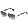 Dita Meta-evo One Dt Dts147-a-01 Unisex Rimless Sunglasses In Gold