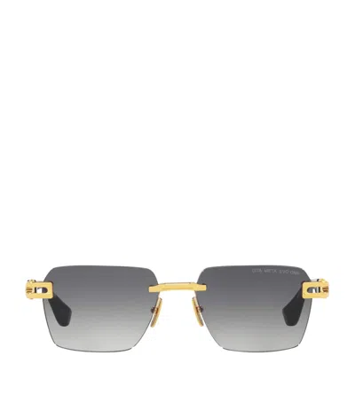 Dita Meta-evo One Square Sunglasses In Gold