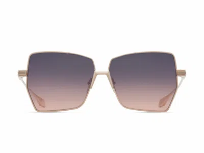 Dita Metamorphis Oversized Gradient Square Sunglasses In Purple