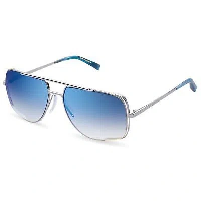 Pre-owned Dita Midnight Special Drx 2010-k Palladium Silver Blue Flash Mirror Sunglasses