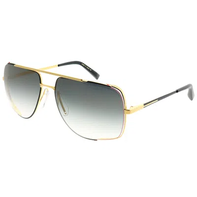 Dita Midnight Special Drx-2010-l-gld-blk-60 Unisex Aviator Sunglasses In Multi