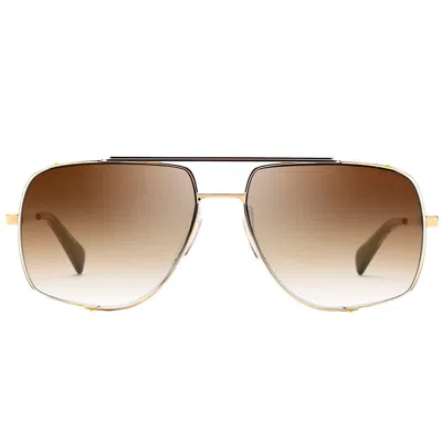 Dita Midnight Special Dt Drx-2010d-60-z Unisex Aviator Sunglasses In Multi