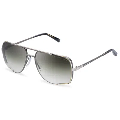 Dita Midnight Special Grey Gradient Pilot Men's Titanium Sunglasses Drx-2010-a 60