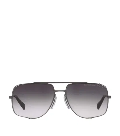 Dita Midnight Special Square Sunglasses In Black