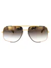 Dita Midnight Special Sunglasses In Yellow Gold - Black W/ Dark Grey To Clear - Gold Flash - Ar