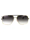 Dita Midnight Special Sunglasses In Yellow Gold - Matte Black W Dark Grey To Clear