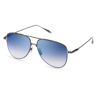 Dita Moddict Blue Gradient Mirror Pilot Unisex Sunglasses Dts144-a-03 63