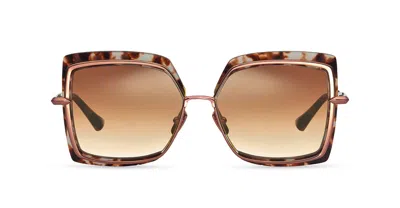 DITA NARCISSUS - CREAM TORTOISE / ROSE GOLD SUNGLASSES