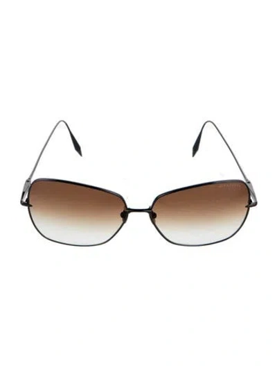 Pre-owned Dita Narrow Gradient Sunglasses In Black