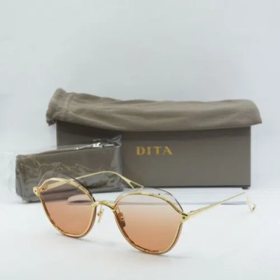 Pre-owned Dita Nightbird-two Dts5-19-03 Yellow Gold/pink Gradient 58-17-145 Sunglasses ...