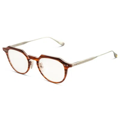 Dita Oku Demo Oval Unisex Eyeglasses Dtx419-a-02 49 In Brown