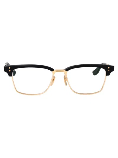 Dita Optical In Matte Black - White Gold - Matte Black