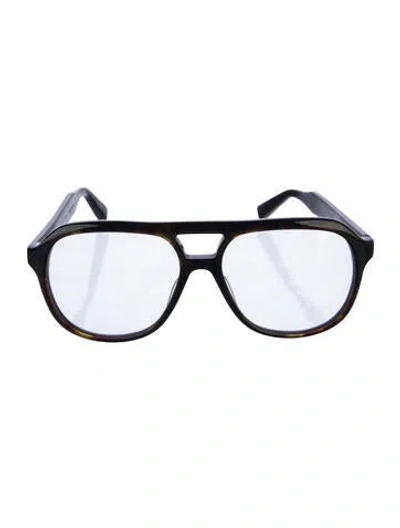 Pre-owned Dita Oversize Eyeglasses In Brown
