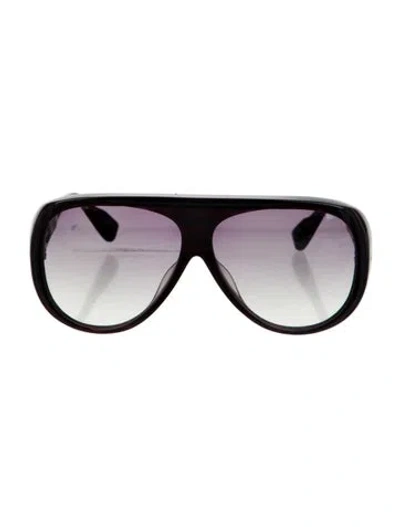 Pre-owned Dita Oversize Gradient Sunglasses In Black
