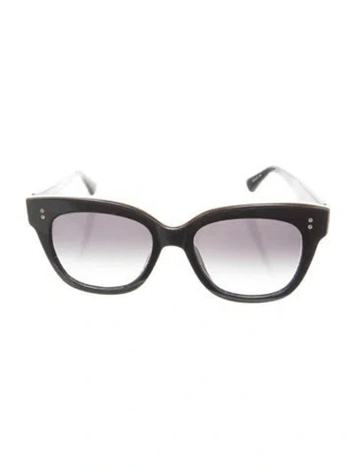 Pre-owned Dita Oversize Gradient Sunglasses In Black