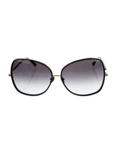 Pre-owned Dita Oversize Gradient Sunglasses In Black