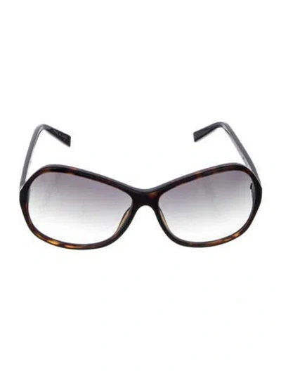 Pre-owned Dita Oversize Gradient Sunglasses In Black