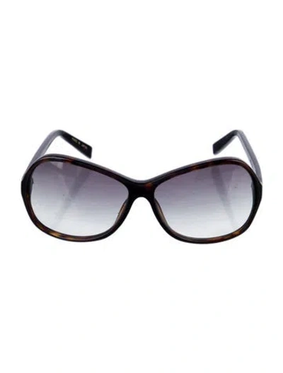 Pre-owned Dita Oversize Gradient Sunglasses In Brown