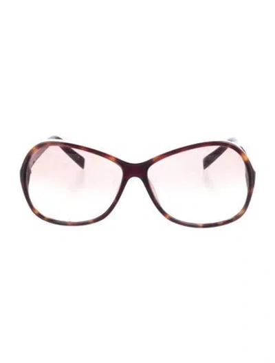 Pre-owned Dita Oversize Gradient Sunglasses In Brown
