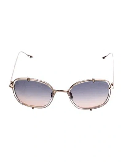 Pre-owned Dita Oversize Gradient Sunglasses In Gold/metallic
