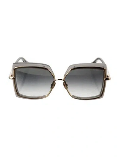 Pre-owned Dita Oversize Gradient Sunglasses In Gray